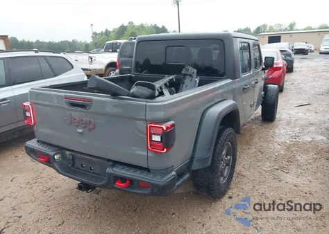 2021 Jeep Gladiator Rubicon 4X4 из США, поврежденный, VIN 1C6JJTBG4ML534689